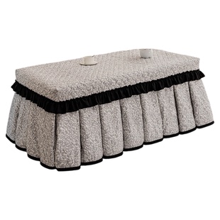 纯棉烤火桌罩套电暖炉套罩加厚加绒长方形冬天烤火被茶几取暖桌布