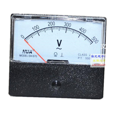 HUA/华伟 DH-670指针式电流电压表直流交流 5A 10A 20A 50A多规格