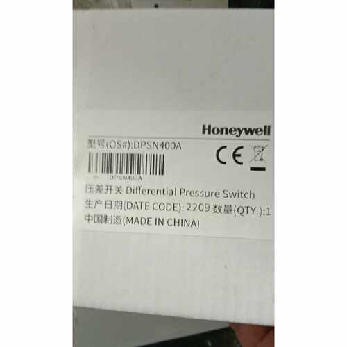 霍尼韦尔Honeywell压差开关DPSN400A，全新未拆