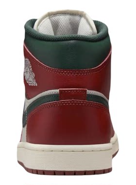 乐积运动 AIR JORDAN 1 AJ1 MID 红白 复古中帮篮球鞋 DQ8426-105