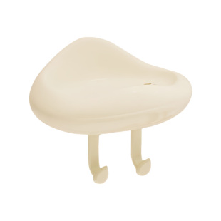 ins奶油风肥皂盒家用香皂盒双层沥水置物架高级壁挂式墙上免打孔