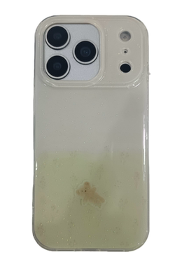 小熊草坪花朵手机壳带手链小清新