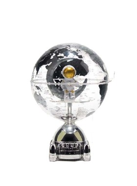 旋转地球仪蓝牙音箱桌面装饰摆件