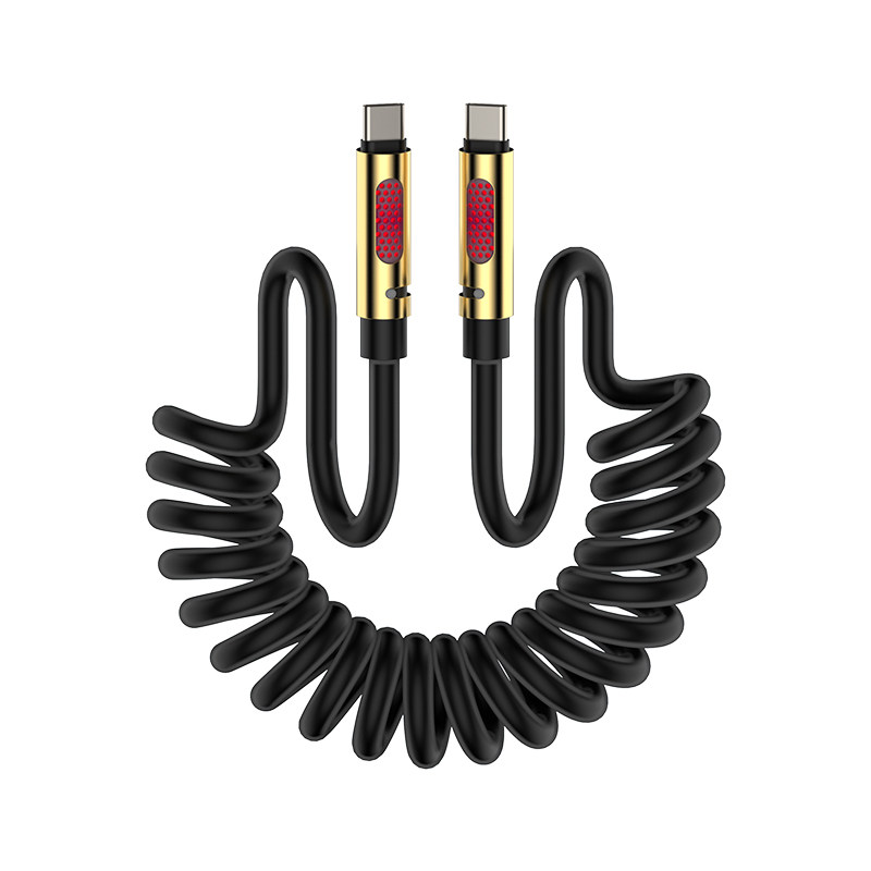 黑鱼香熏240W快充PD数据线1.8米亲肤硅胶自带香味适用于苹果iPhone16/15/17Pro max 双C口type-c转华为充电线