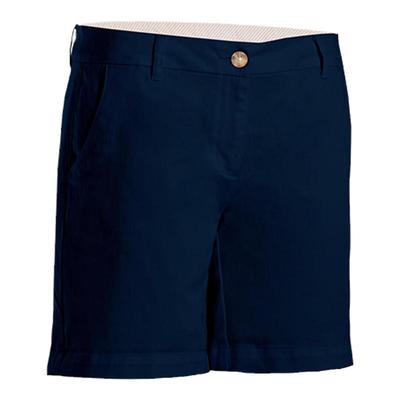 迪卡侬女士运动休闲棉质短裤