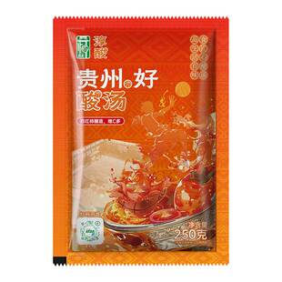村BA&玉梦联名款醇酸系列红酸汤复合调味料250g/袋贵州酸汤鱼调料