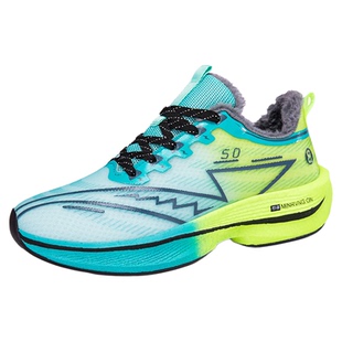 男童加绒运动鞋秋冬季男孩保暧二棉鞋子青少年大童轻便减震跑步鞋