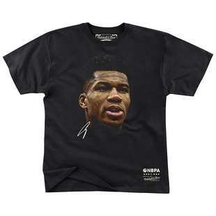 Mitchell&ness中性MN恩比德东契奇威廉森伦纳德安特短袖针织短T