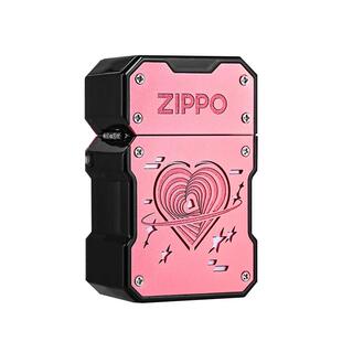 zippo打火机官方正品防风女士高颜值心动之光煤油送男友七夕礼物