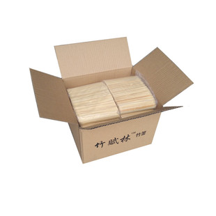 竹签整箱10500支 15cm*2.0mm酱香饼炸鸡柳水果签臭豆腐小吃细竹签