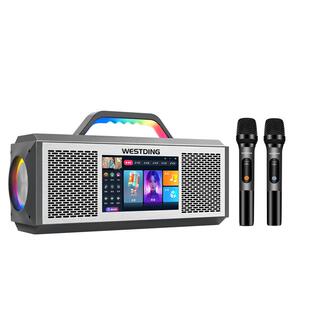 威斯汀广场舞音响带显示屏高端户外k歌移动卡拉0k音箱ktv点歌一体