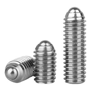 不锈钢304波珠定位珠波子顶珠螺丝钢珠紧定弹簧柱塞M3M4M5M6M8M16