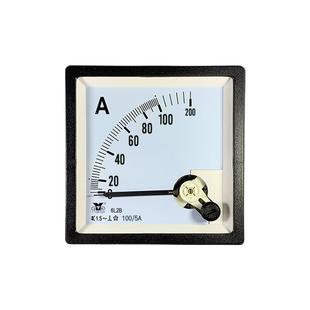 6L2B交流电流表指针AC50/5a 10A 30A 白色带过载指针仪表宇泰cp80
