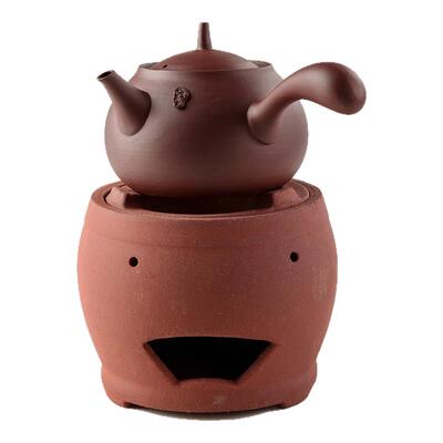 砂铫壶碳炉小火炉橄榄侧把煮茶壶