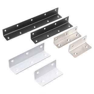 不锈钢角码加厚加长直片L型角铁片90度床桌椅家具连接件固定配件