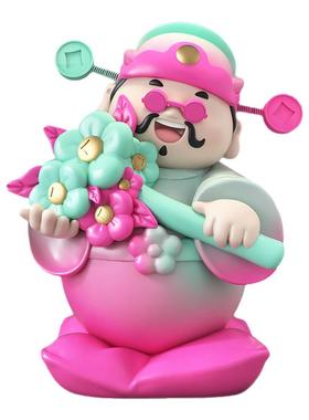 生肖蛇财神大型落地摆件开业礼物