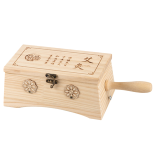 艾灸盒随身灸家用艾炙器具大全木制通用全身肚子腹部罐中医院专用