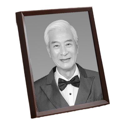 黑胡桃木复古精修照片打印加相框