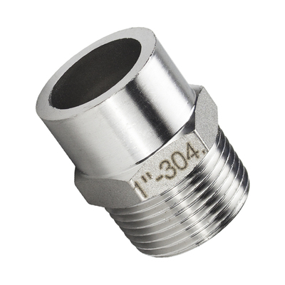 不锈钢六角单头外丝焊接外牙短接