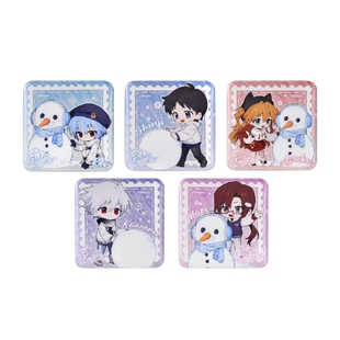 哔哩哔哩新世纪福音战士 Falling in Winter系列 Q版 马口铁徽章