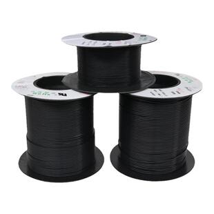 铁氟龙管 150V 壁厚0.15/0.2/0.3mm 四氟毛细管PTFE 黑色L型