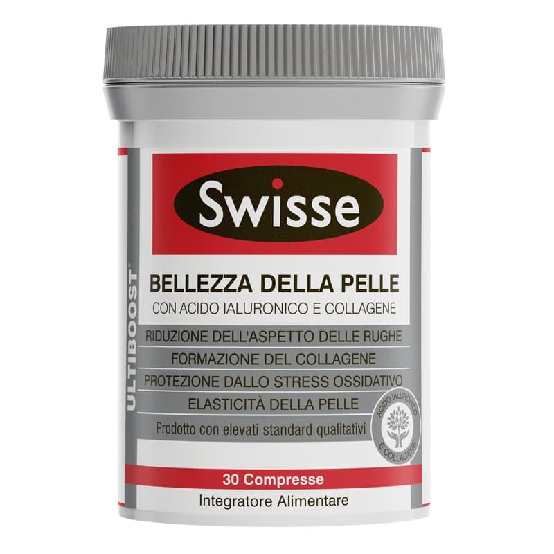 swisse斯维诗水光片口服玻尿酸胶原蛋白维生素VC水光肌30片美容