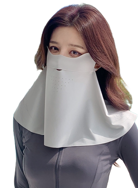 防晒面罩防紫外线口罩女