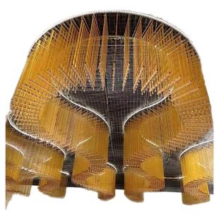 新款婚庆道具一帘幽梦珠帘吊顶浪漫婚礼堂弧形吊顶活动装饰布置