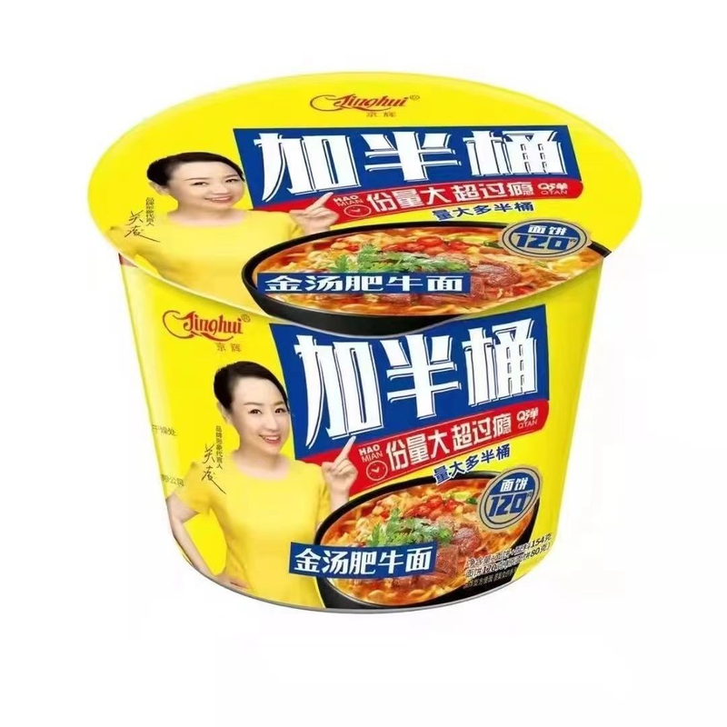桶装方便面红烧香辣金汤新乡市