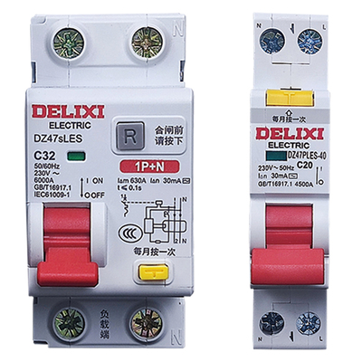 德力西漏电断路器新款1P漏保空开