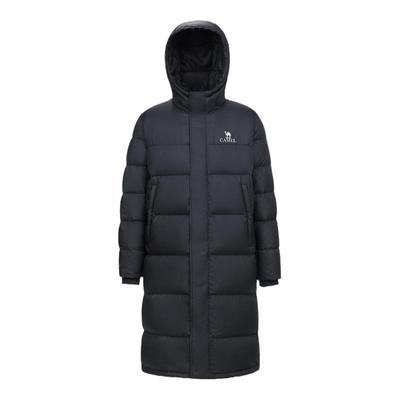 骆驼男女同款户外长款羽绒服