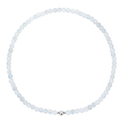 无用之用天然强蓝光月光石项链