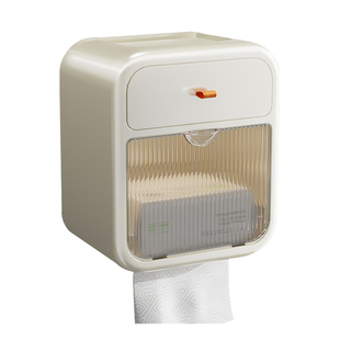 卫生间厕纸盒厕所纸巾盒抽纸盒卫生纸置物架卷纸防水壁挂式免打孔