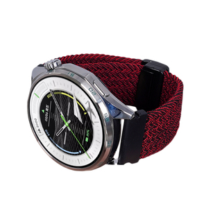 适用OPPO Watch S手表oppowatchs表带x2新款尼龙编织透气watch4pro磁吸扣3pro智能一加手表2男款X3/2/1替换带