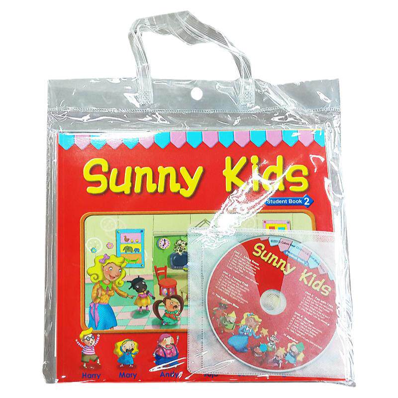 现货 可点读的英文英语教育书 儿童绘本 启蒙绘本 Sunny Kids 2 儿童英文教育书+练习+字卡+活动配件 带CD