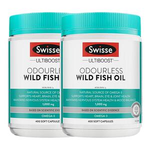 Swisse斯维诗深海鱼油软胶囊澳洲400粒欧米茄omega3中老年dha成人