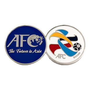 足球裁判员比赛训练装备挑边器选边币金属抛边币批发定做协会用品