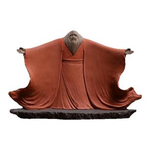 东方泥土《上善若水》老子陶瓷雕塑艺术工艺品 家居客厅玄关装饰