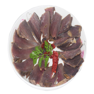 腊猪舌头湖南特产农家自制柴火烟熏腊味猪口条猪利子500g整只发货