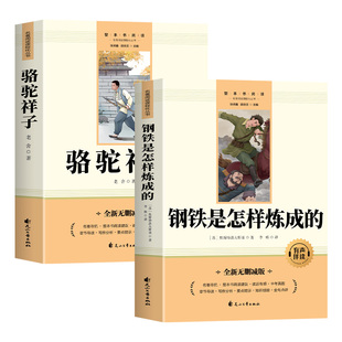 2026骆驼祥子和钢铁是怎样炼成的七年级下册必读课外书原著正版完整版课外书初中初一七7下上册课外阅读书籍名著初中版配套人教