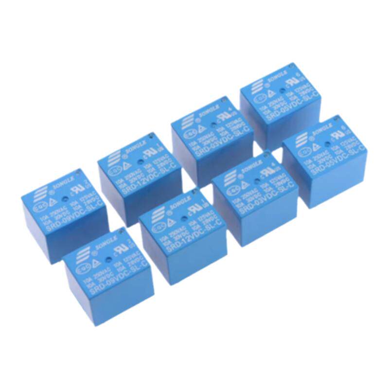 松乐继电器 SRD-03V 05V 09V 12V 24V 48VDC-SL-A -SL-C 4脚 5脚