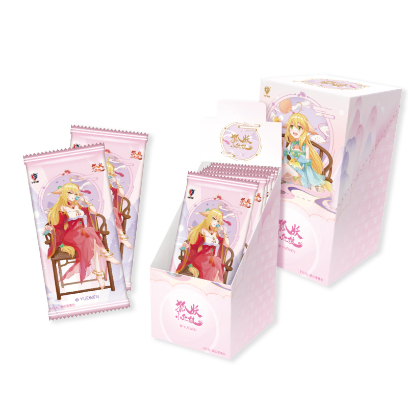 卡宝文创正版狐妖小红娘收藏卡牌第三弹5元包珍藏卡片周边盲盒