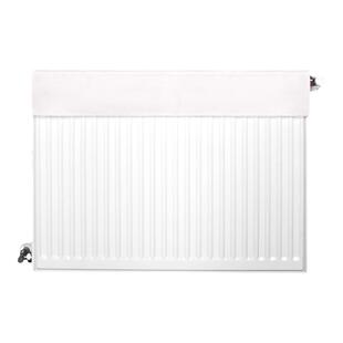 简约暖气片罩布艺现代清新防尘罩暖气片装饰罩防熏黑墙套遮挡盖布