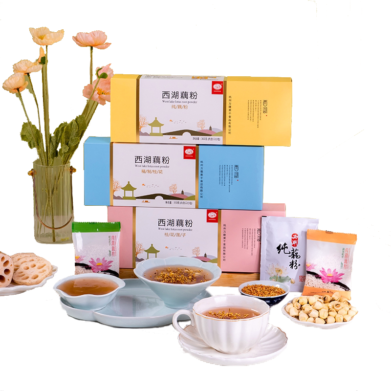 杭州老字号万隆果干食品西湖藕粉