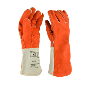 威特仕电焊手套10-0328牛皮加厚烧焊气保焊手套耐高温耐磨防火线