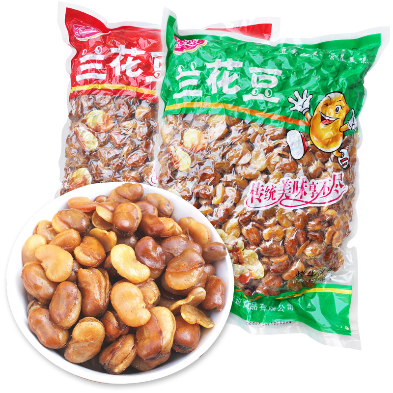 柴大厨兰花豆蚕豆散装4斤零食香辣牛肉味馋豆酒吧KTV饭店休闲小吃