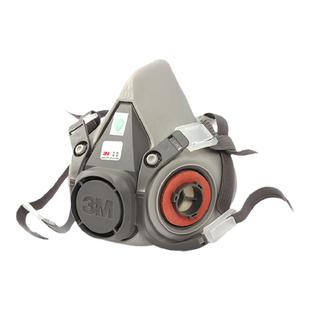 3M6200防毒面具半面罩防尘主体配件劳保用品6251防尘套装防颗粒物