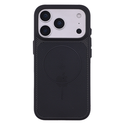 适用iPhone17手机壳17promax磁吸网孔苹果16promax透气散热15Pro轻薄14磨砂plus防指纹13新款AIR大孔12硬壳11