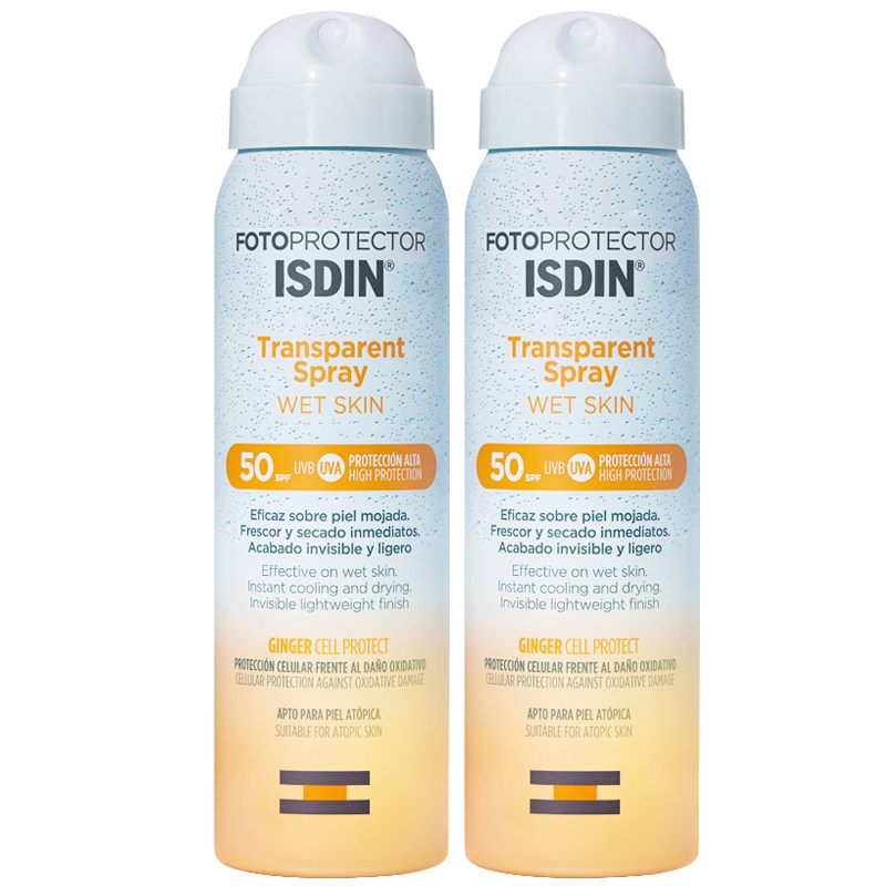 ISDIN【2支装】怡思丁防晒喷雾女学生补水保湿全身防紫外线防晒
