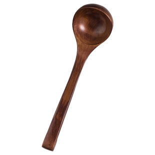 实木汤勺大号盛汤家用木质勺长柄喝汤用木勺子吃面吃饭勺粥勺勺